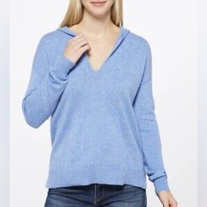 LUSSO Chloe Cashmere Hooded Sweater